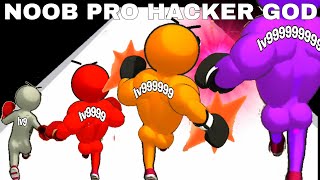 NOOB VS PRO VS HACKER VS GOD  in Level Up Runner