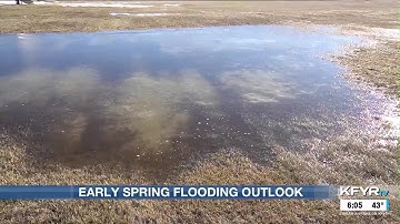 Despite less snowfall, some cause for spring flooding concerns with current ground conditions