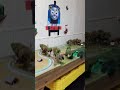 Thomasville, NC. Visited a neat little Train shop. Ray, finishing the day with a Train puzzle.