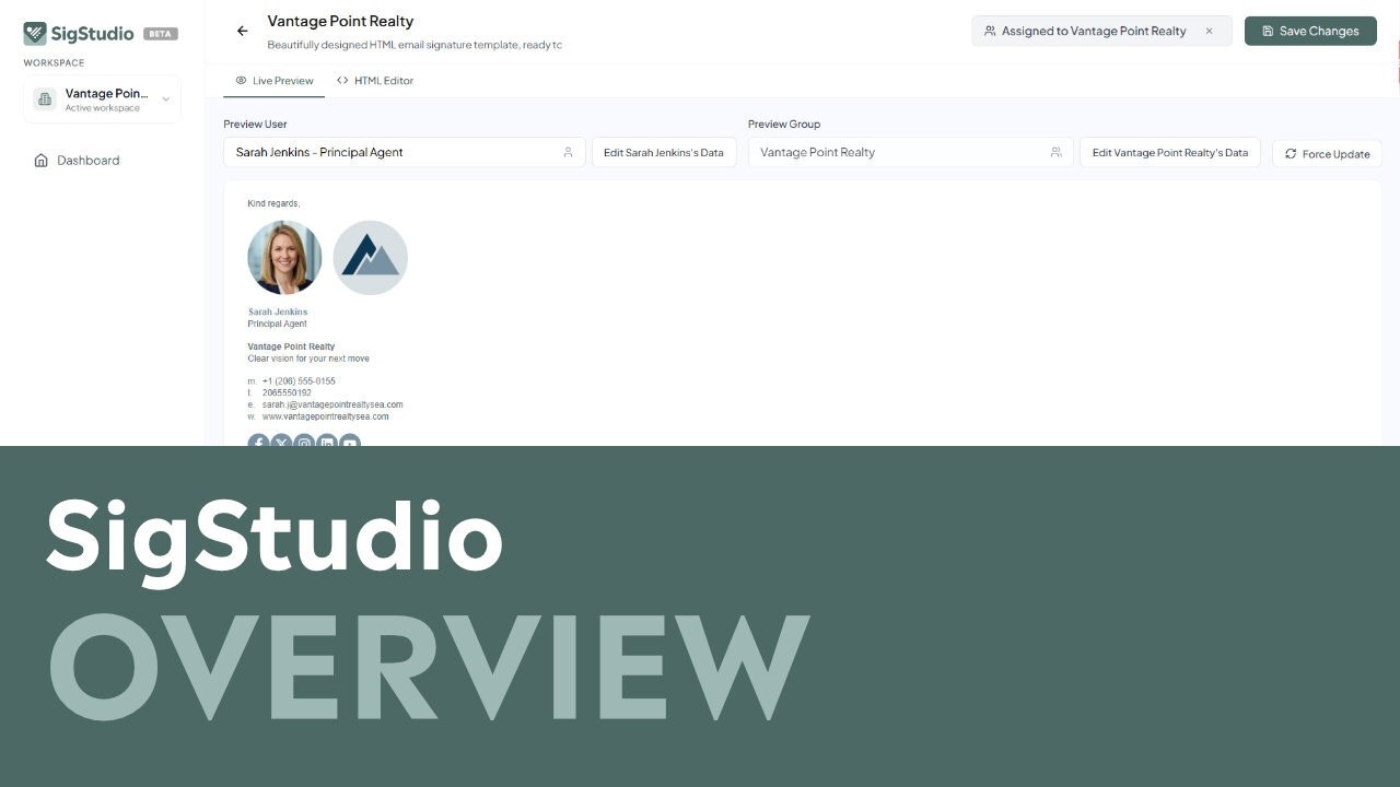 SigStudio by Email Signature Rescue Overview - Getting Started - YouTube
