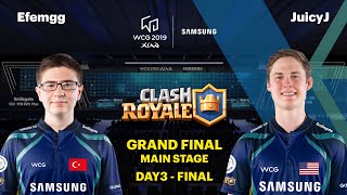 WCG 2019 GF | Clash Royale Final | Efemgg vs JuicyJ screenshot 4