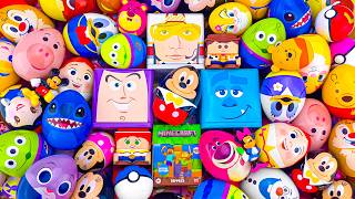 UNBOXING DISNEY Mickey Mouse Clubhouse EGG SQUISHY Mystery Toys Series ASMR | NO TALKING