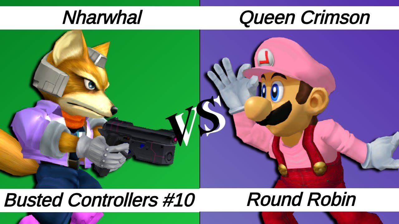 Busted Controllers #10 – RR – Queen Crimson (Luigi) vs Nharhwal (Fox)