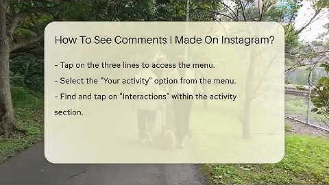 How To See Comments I Made On Instagram? - Everyday-Networking