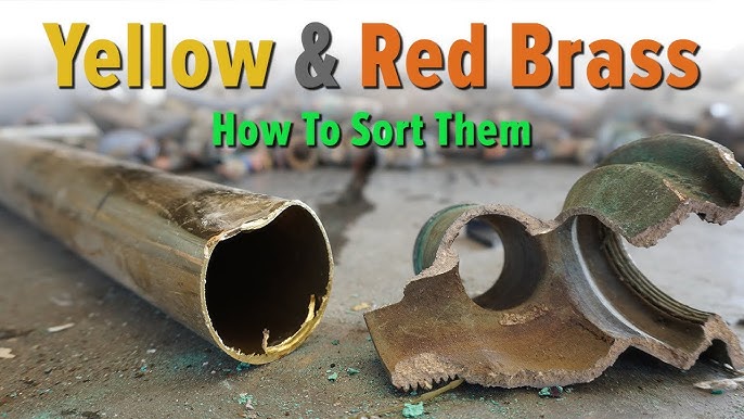 How to sort red brass from yellow brass. 