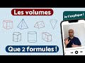 Tous les solides en 2 formules  