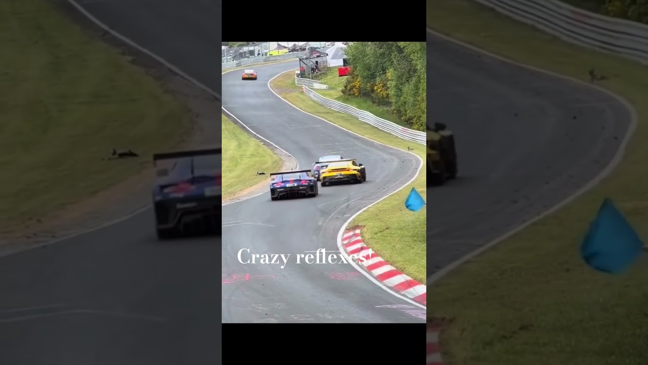 Max Verstappen insane close call Nurburgring 24h Race #Nurburgring #maxverstappen #max #closecall