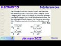 ELECTROSTATICS || JEE MAIN 2022 || COULOMB'S LAW || SHM || DETAILED SOLUTION ||