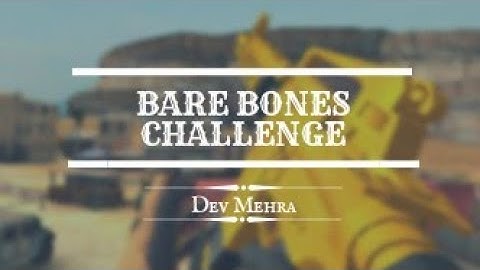 |Bullet Force|M4A1-BareBones Challenge-No Hud+No Perks+No Attachments