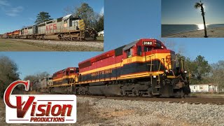 KCS SD40-2 Thunder Across Mississippi
