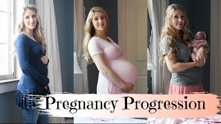 Pregnancy Progression // My 7th Baby Time Lapse