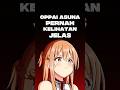 oppai asuna pernah kelihatan jelas #shorts #animeindo #wibu