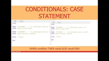 How to Use Case Statements; WHEN, THEN, ELSE, END. In QGIS