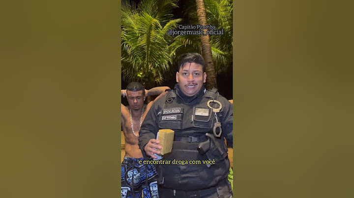 Capitão pitomba - polícia de sorte