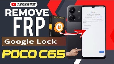 Xiaomi Poco C65 MiUi 14 Frp Bypass Unlock Tool | Android 14 Google Account Bypass