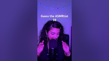 ASMR guess the ASMRtist! Can you guess who I’m trying to impersonate? 👀 | #asmr #impersonation