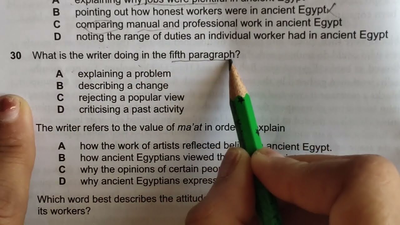 IELTS READING  ielts reading TIPS tricks PASSAGE 3 | Jobs in Ancient Egypt ielts reading answers |