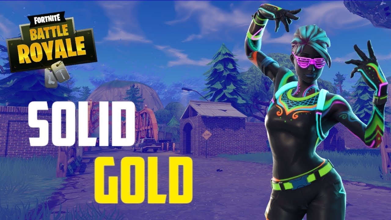 solid gold solos and a new thumbnail style fortnite battle royale solos gameplay - fortnite solid gold thumbnail