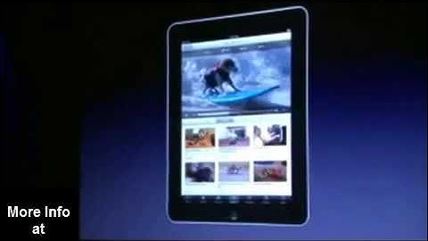 iPad Presentation - Apple Keynote January 2010