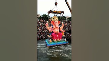 mumbai ganesh visarjan 🙏🥰 #ganesh #ganeshvisarjan #ganpatibappamorya #ganpativisarjan #bappa #shorts