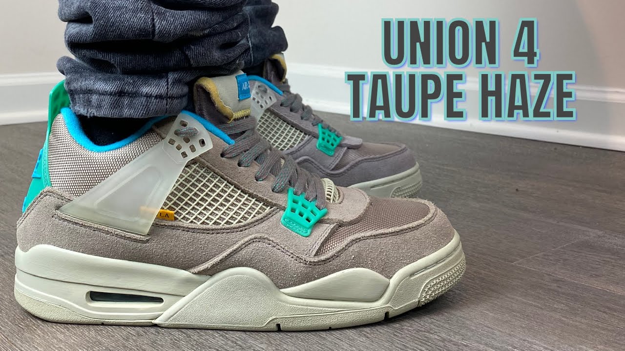 JORDAN 4 UNION TAUPE HAZE ON FEET REP REVIEW @acekick.ru