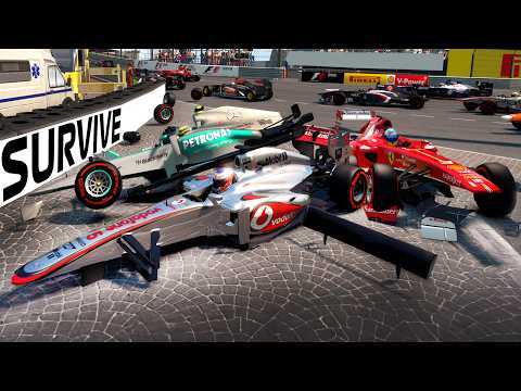 SURVIVE MONACO on F1 2013 but it's 10 YEARS LATER