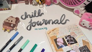 finally back to (kpop) journaling / no talking + piano in the bg