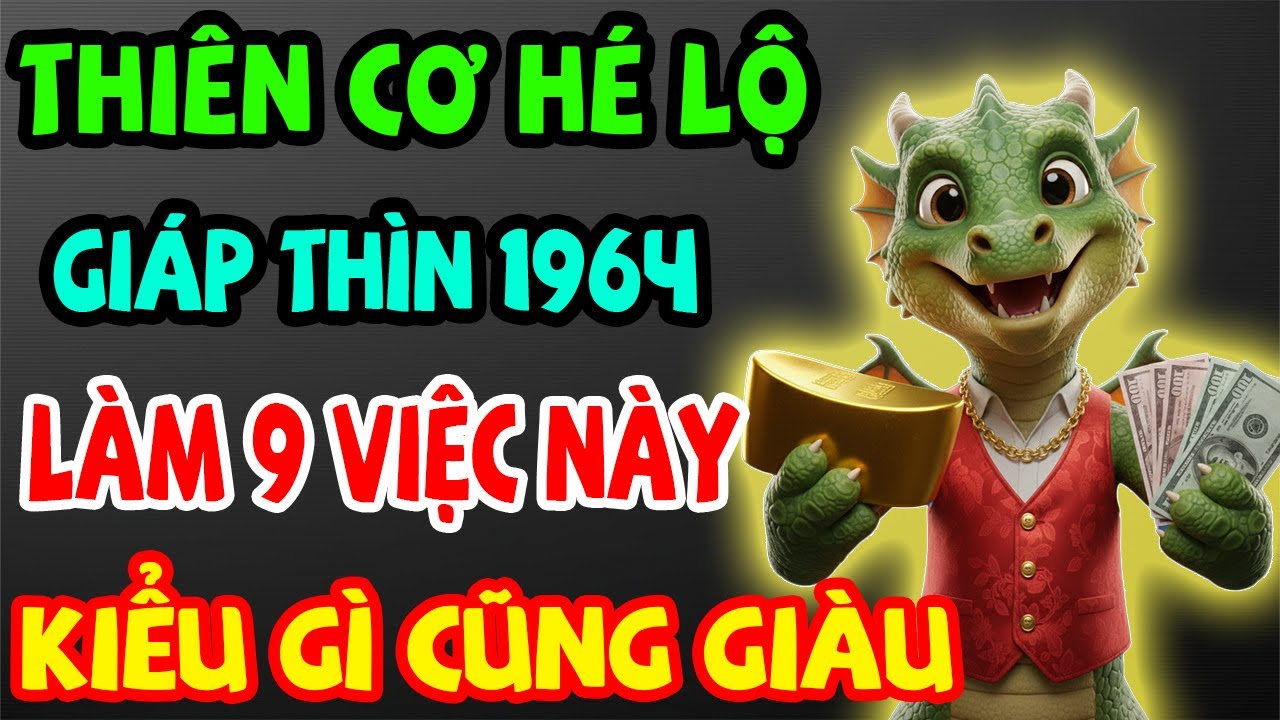 Thiên Cơ Hé Lộ: Giáp Thìn 1964 Làm Đúng 9 Việc Này, Vận Tiền Bật Mạnh, Kiểu Gì Cũng Giàu