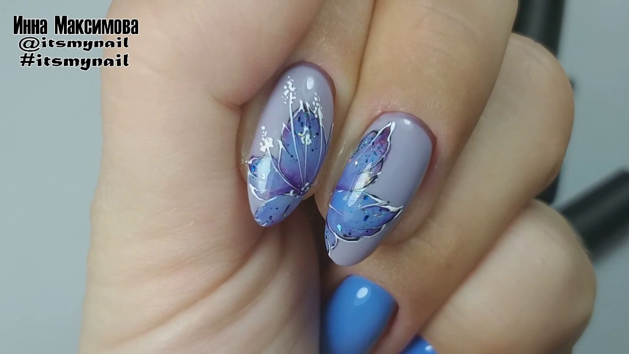 ❤ ШИКАРНЫЙ цветок на ногтях ПОШАГОВО ❤ PATRISA NAIL ❤ Дизайн ногтей гель лаком ❤