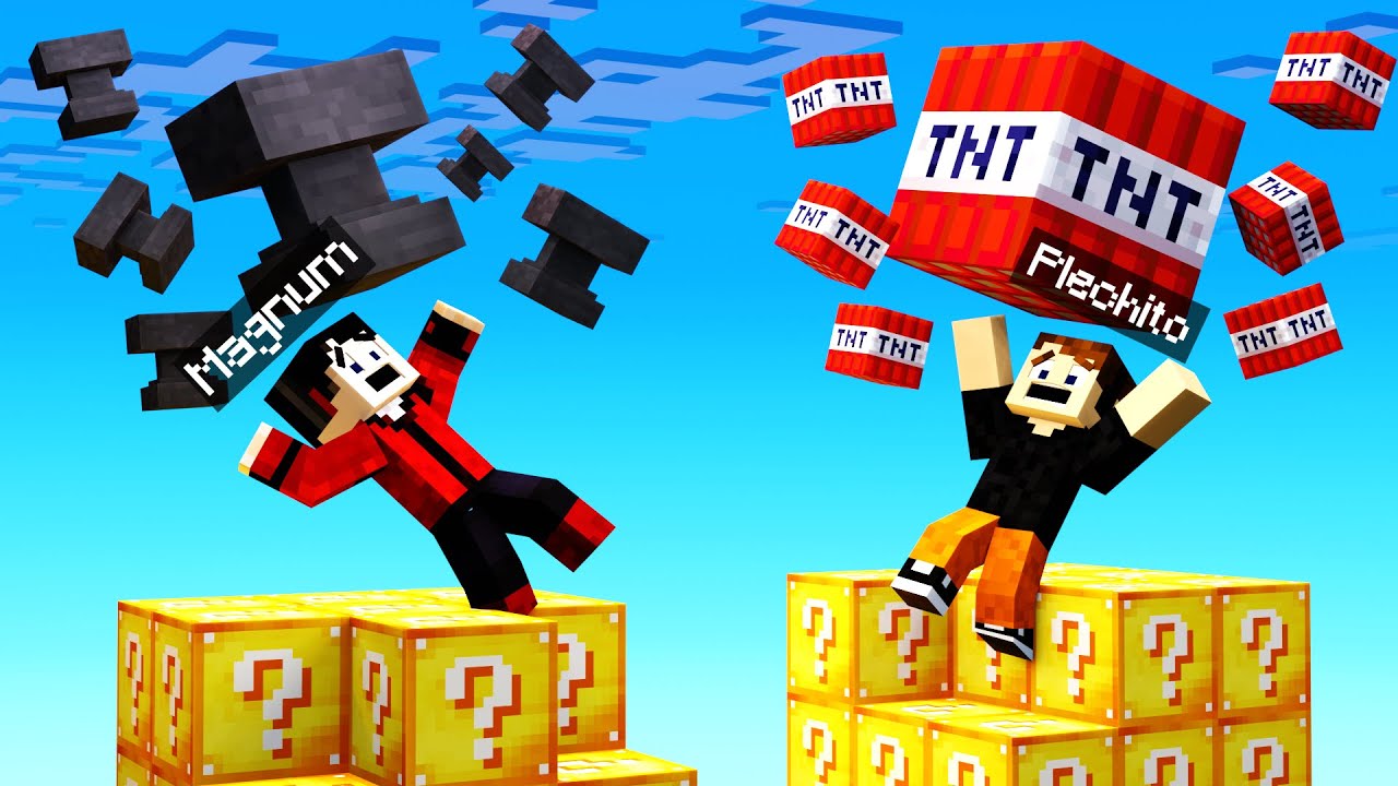 TORRES DE LUCKY BLOCKS CON PLECH! 🤣💎 | Minecraft