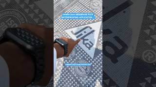 तारकोल 3mm App MEMBRANE ROOF WATERPROOFING APPLICATION #sika #roofwaterproofing