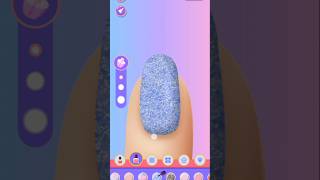 Blue colour ka nail polish design 💅#asmr #shorts