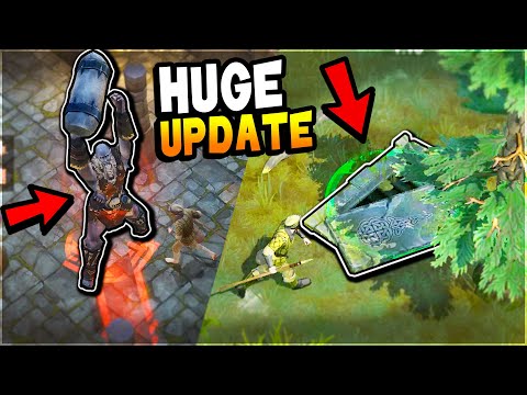 HUGE UPDATE - Town Upgrades, Giant Enemies, *NEW* TOMB BASEMENT - Frostborn Survival