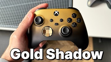 NEW Xbox Gold Shadow Controller Special Edition