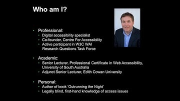 Australian Accessibility Conference Day 2