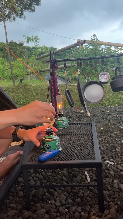 Lampu petromak #blackdeer #hikenrun #familycamping