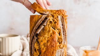 Vegan Pumpkin Banana Bread