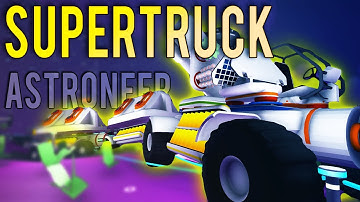 SUPERTRUCK + SPACE VISITOR? - Astroneer Gameplay - Drill, Winch & Crane! - Astroneer Alpha