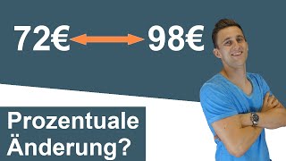 Prozentualen Gewinn und prozentualen Verlust berechnen | 2 Wege - Nimm den für dich am leichtesten