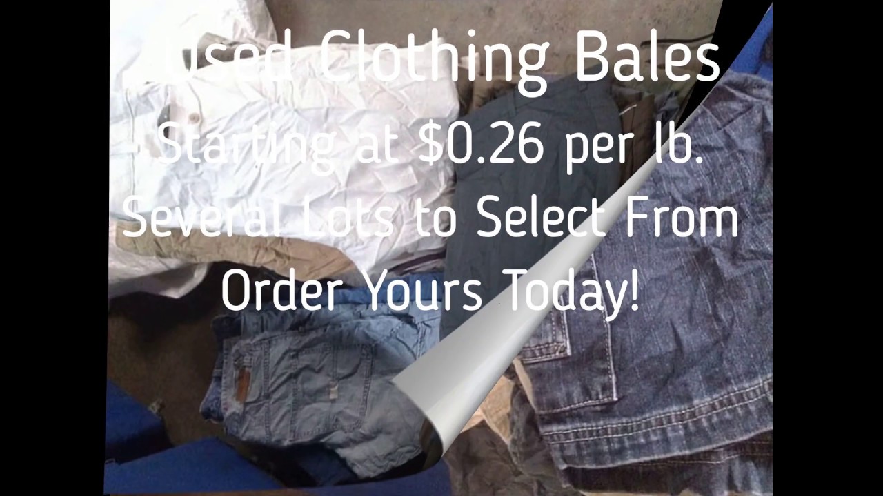 Wholesale Used Clothing Bales Recycled Clothing YouTube