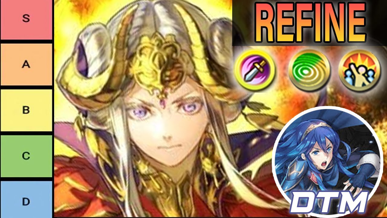 Legendary Edelgard Refine + Remix Tier list featuring DTM | Fire Emblem ...