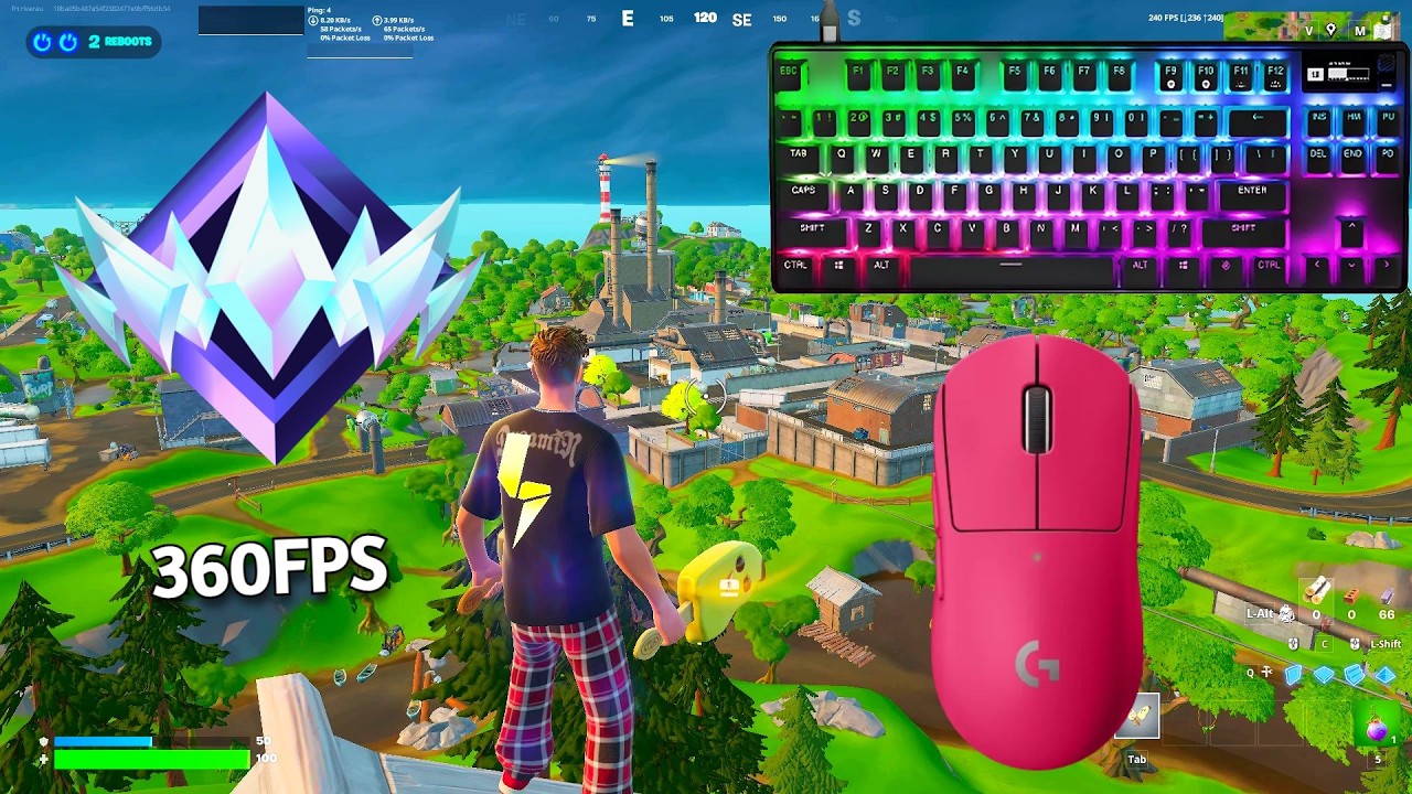 SteelSeries Apex Pro TKL ASMR 😴 Fortnite OG Ranked Reload 🏆 Satisfying Keyboard Fortnite 240 FPS 4K