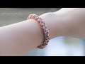 How to make tubular netting bracelet. Beaded jewelry