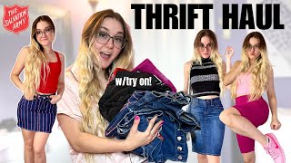 What I Thrifted for this Summer! Thrift Try-on Haul | The Salvation Army