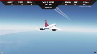 Tesla Concorde Overtaking A380 at 38,000 feet | Microsoft Flight Simulator 2020 | #dubai #concorde