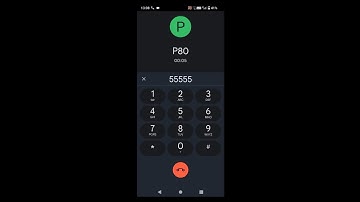 Cubot P80 incoming call (Screen Video)