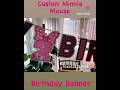 Custom Birthday Banner FOLLOW ME ON IG @CraftyTashia #mickeymouse #disney #Minniemouse #birthday