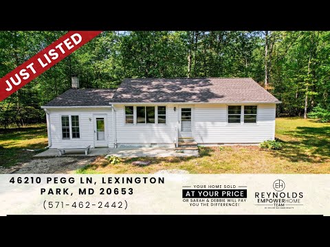 46210 Pegg Lane, Lexington Park, MD home video tour