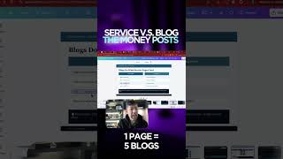 Service Pages vs Blogs: The Money Post Strategy