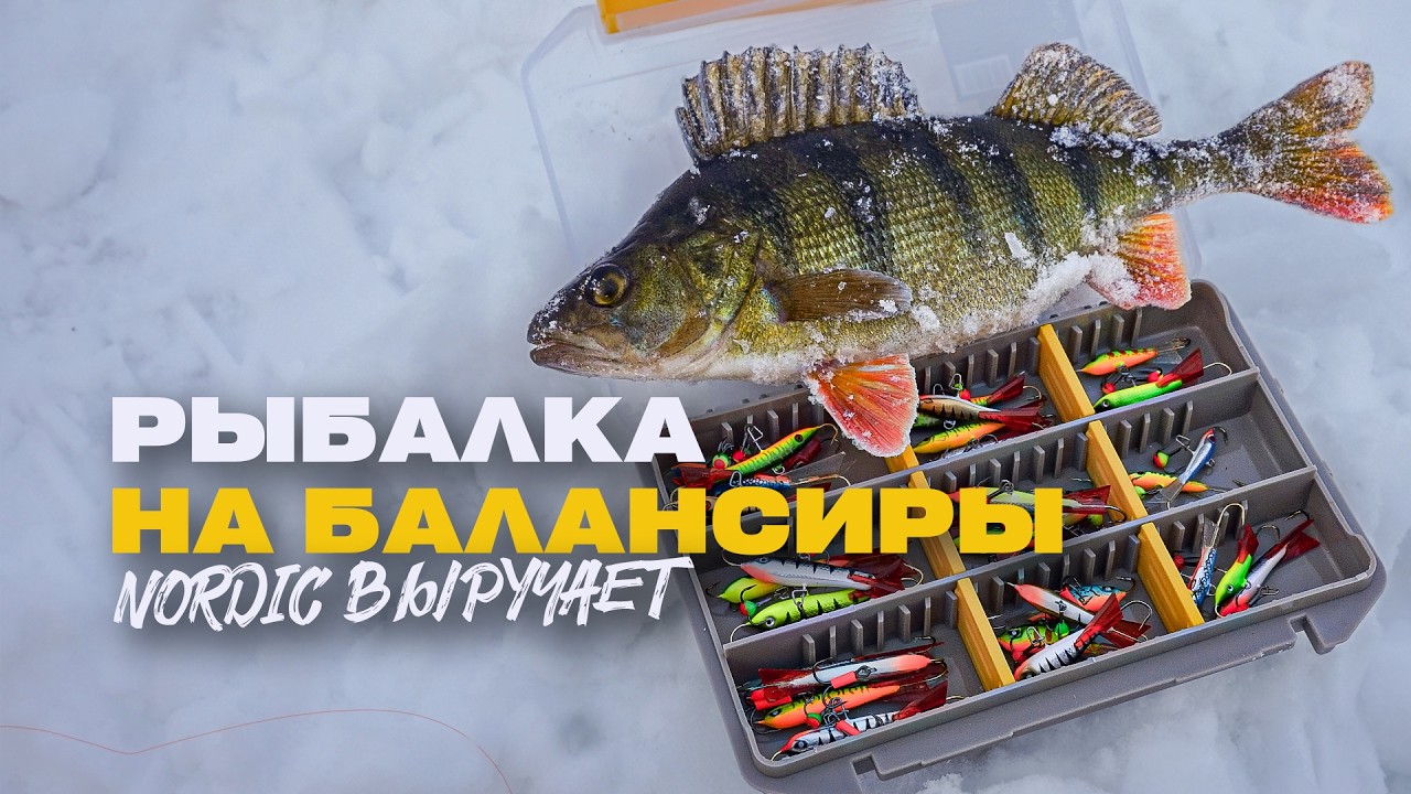 Зимняя Рыбалка на Балансиры Lucky John Nordic 3 Выручает Ловля Щуки и Окуня со Льда